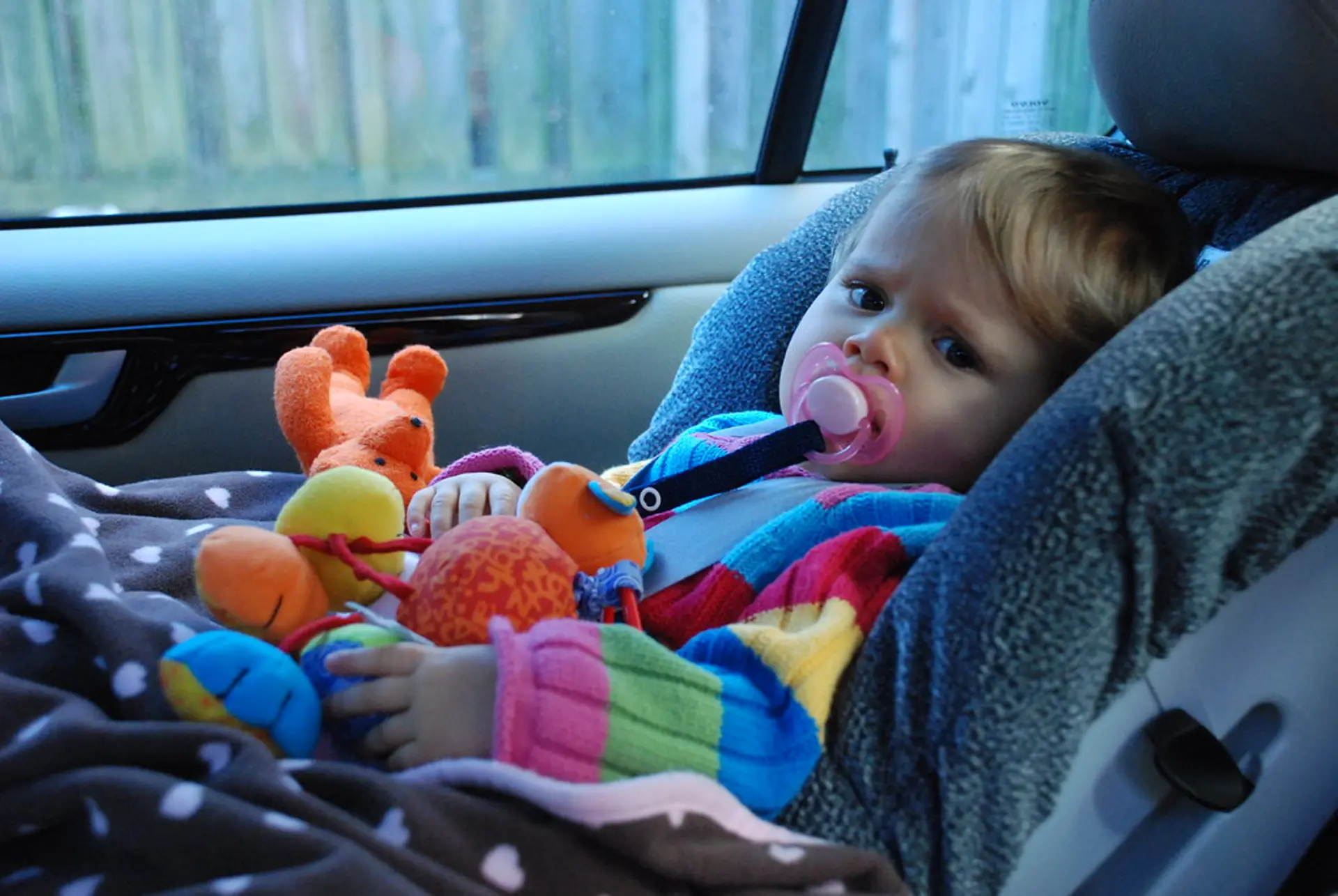 How to Burp Baby in a Car Seat