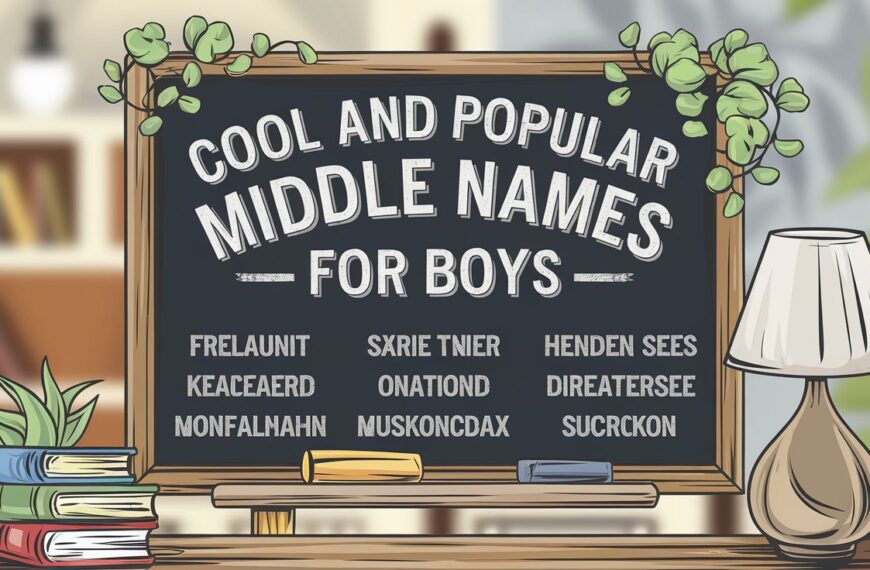 Cool and Popular Middle Names for Boys