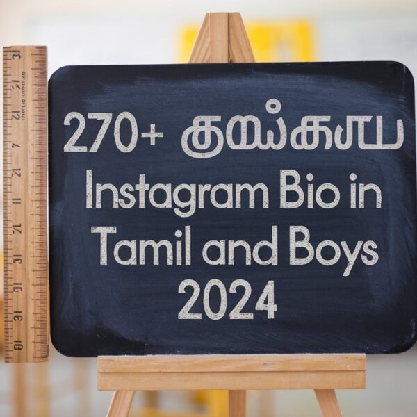 Instagram Bio in Tamil for Girls and Boys