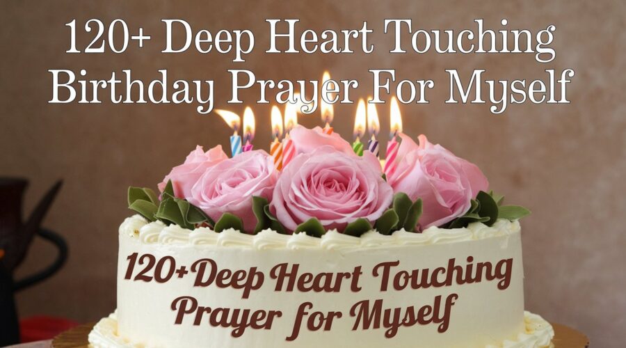 Deep Heart Touching Birthday Prayer For Myself