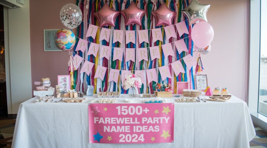 1500+ Farewell Party Name Ideas 2024